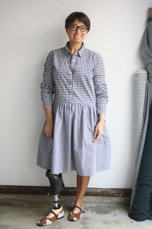 Myrtle Hedy Dress 16 - Mixed Black Gingham