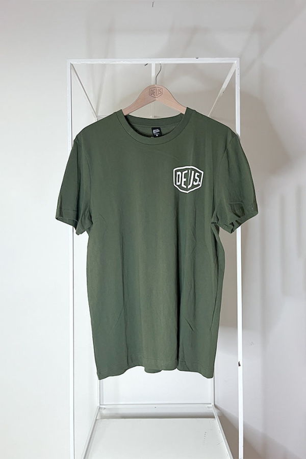 Deus Ex Machina Biarritz Address Tee - Cypress Green