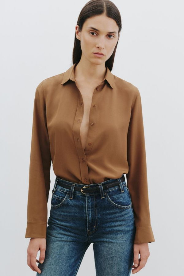 Nili Lotan Gaia Silk Shirt