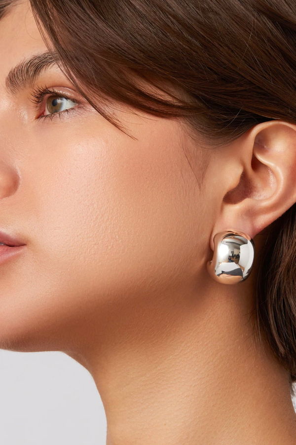 Jenny Bird Gemma Hoops Earrings - Silver