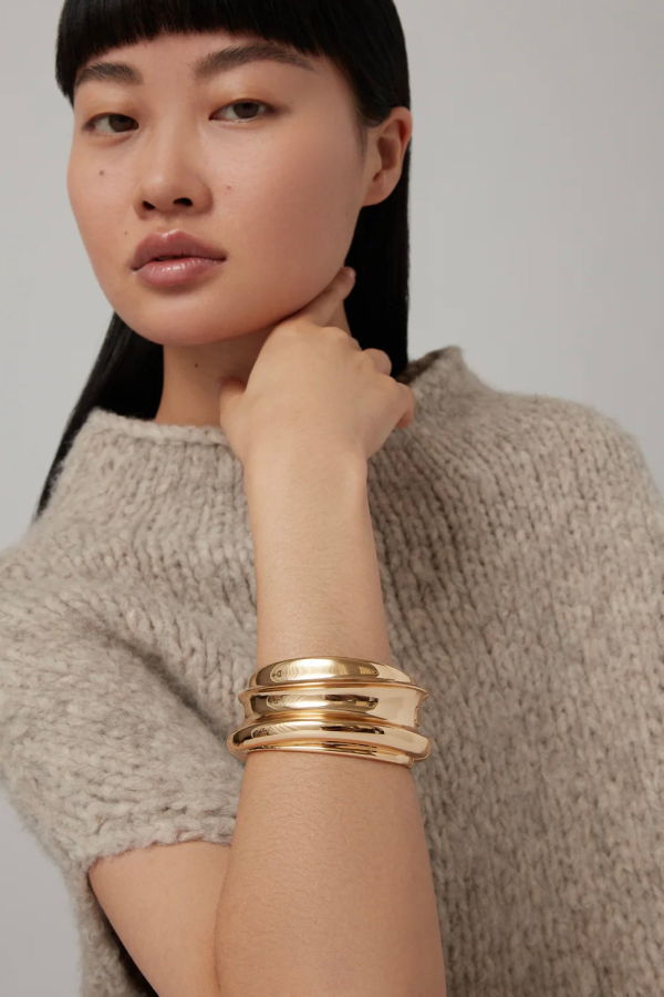 Jenny Bird Lennon Mega Bangle - Gold