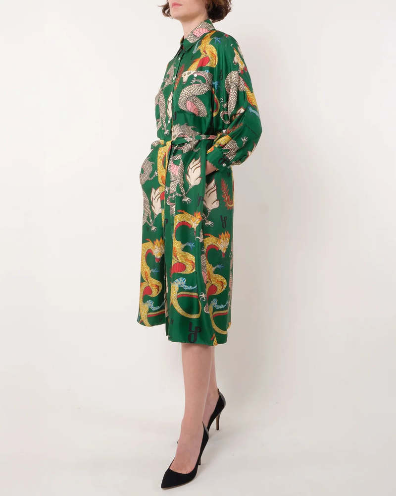 La Prestic Ouiston Pretty Mom Dress - Green