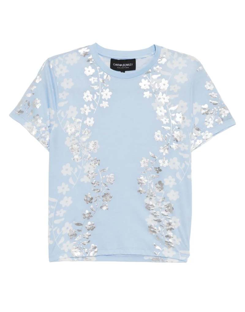 Cynthia Rowley Foil Printed Tee - Blusil