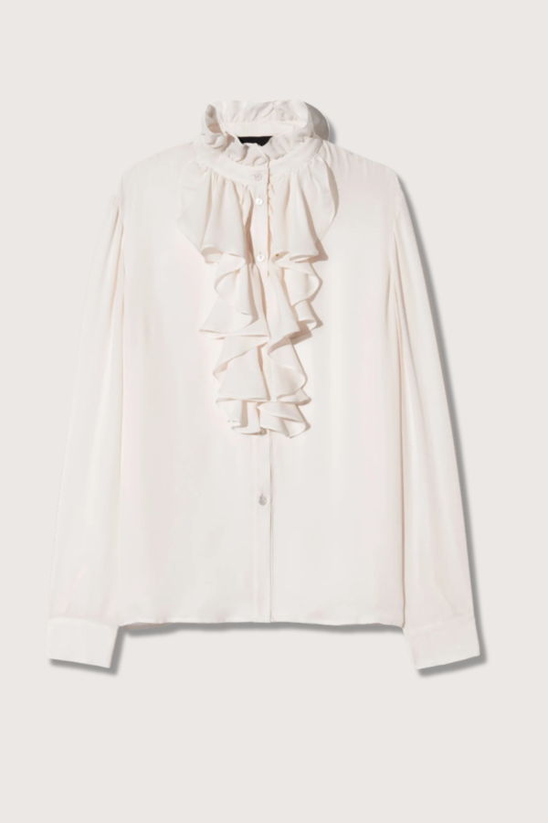 Nili Lotan Lily Silk Blouse - Ivory