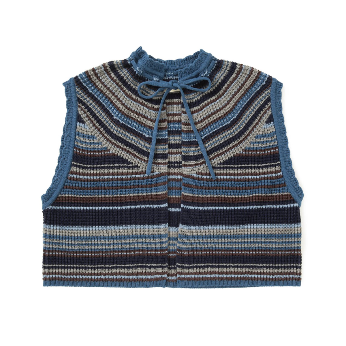 Beams Boy Multi Stripe Vest - Image 2 of 8
