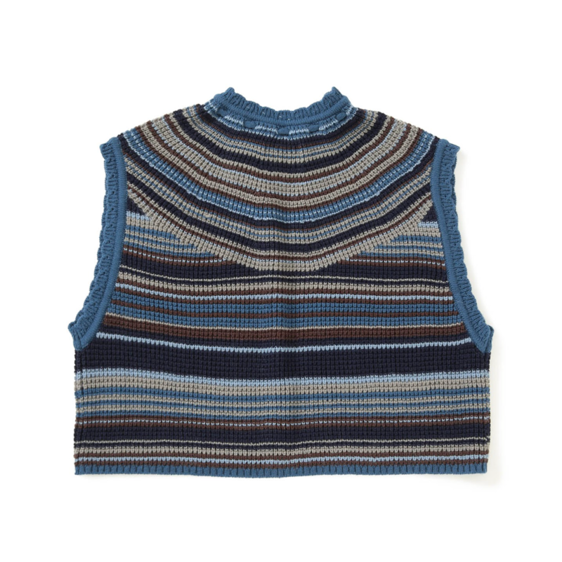 Beams Boy Multi Stripe Vest