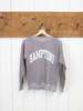 Best Regards - Upcycled Destination Goods Weathered Hamptons Varsity Sweatshirt - Rosewood - Thumbnail 1