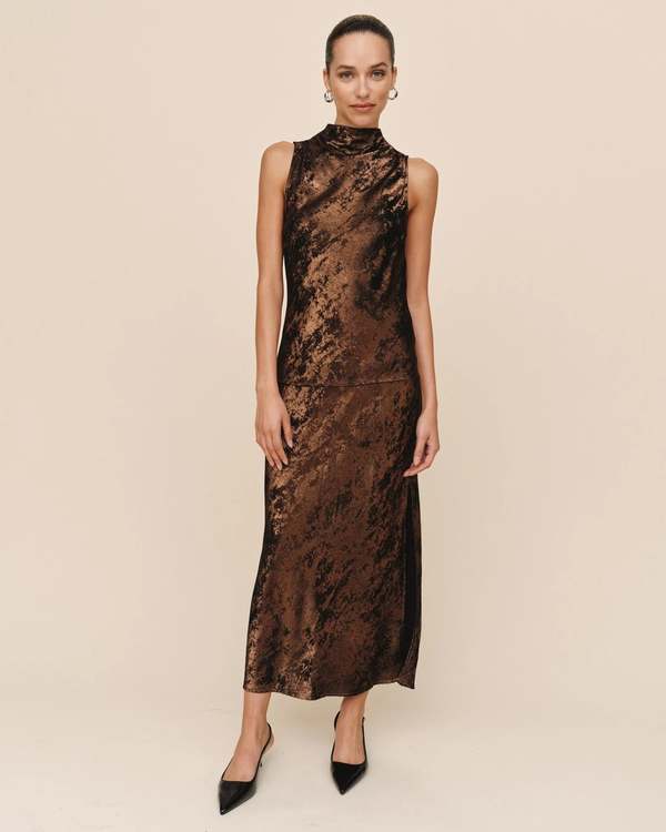 Bella Dahl Cowl Neck Bias Top