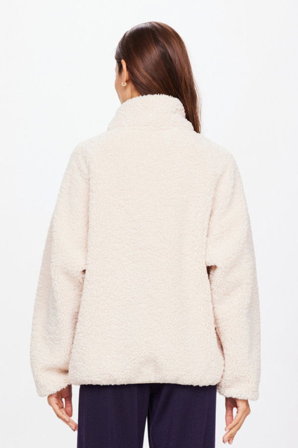 The Upside Harlow Fleece Pullover - Natural