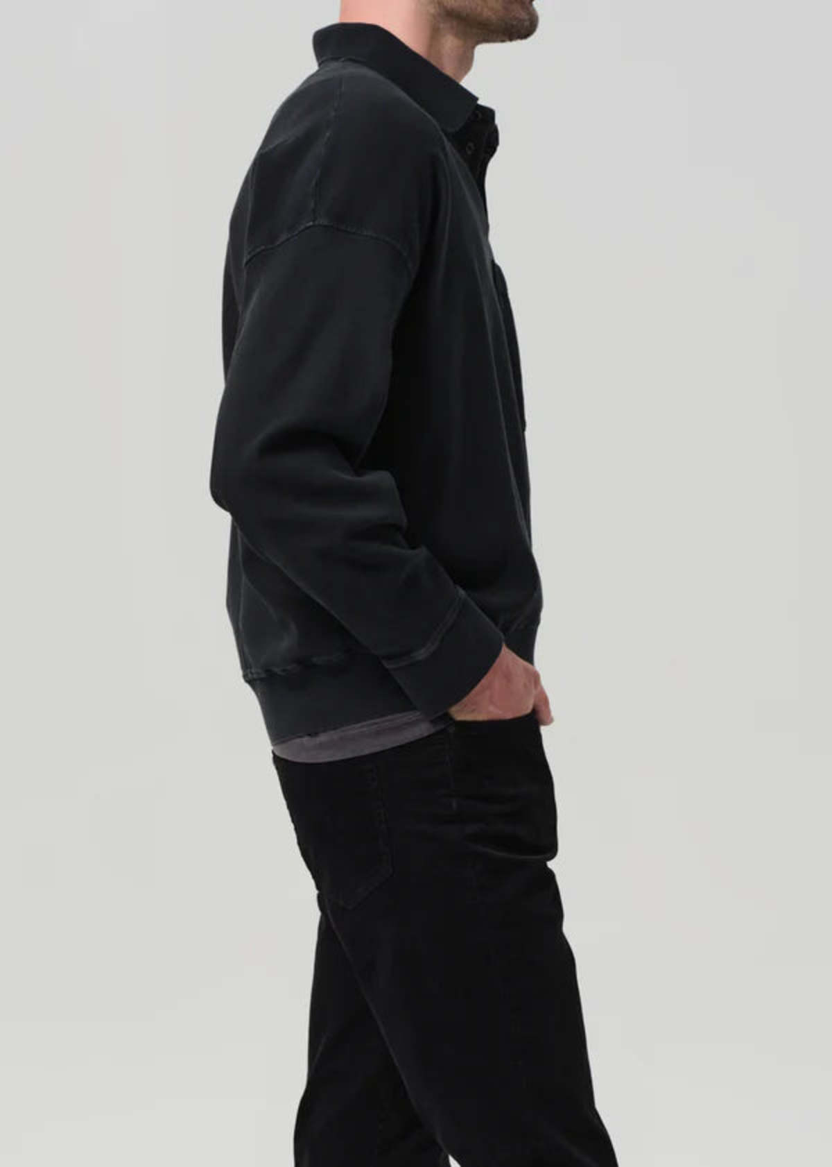 Citizens of Humanity Rugby Polo - Charred Cedar - Image 3 of 3