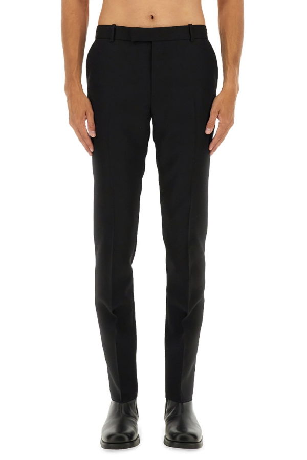 Alexander McQueen Wool Pants - Black
