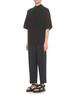 Jil Sander Cotton Oversize T-shirt - Black - Thumbnail 3