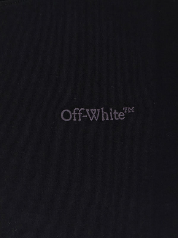 Off-White Cotton T-shirt - Black - Anthracite