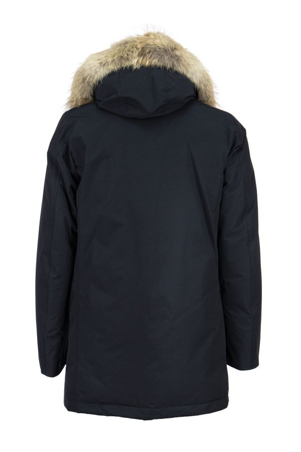 Woolrich Artic Df Parka With Coyote Fur Parka - Blue