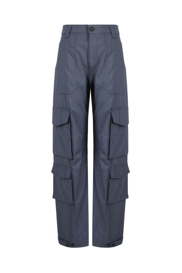 Golden Goose Straight-leg Cargo Trousers - Grisallie