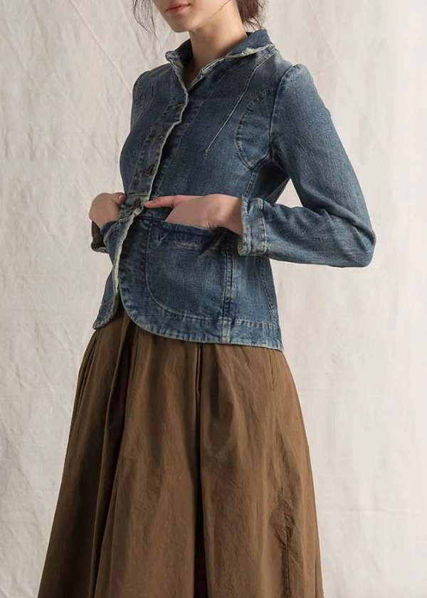 hannoh wessel デニムジャケット H+ Hannoh Wessel Vlinda Jacket - Washed | Garmentory