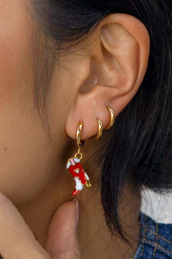 Peter + June Jolene Hoops Earrings