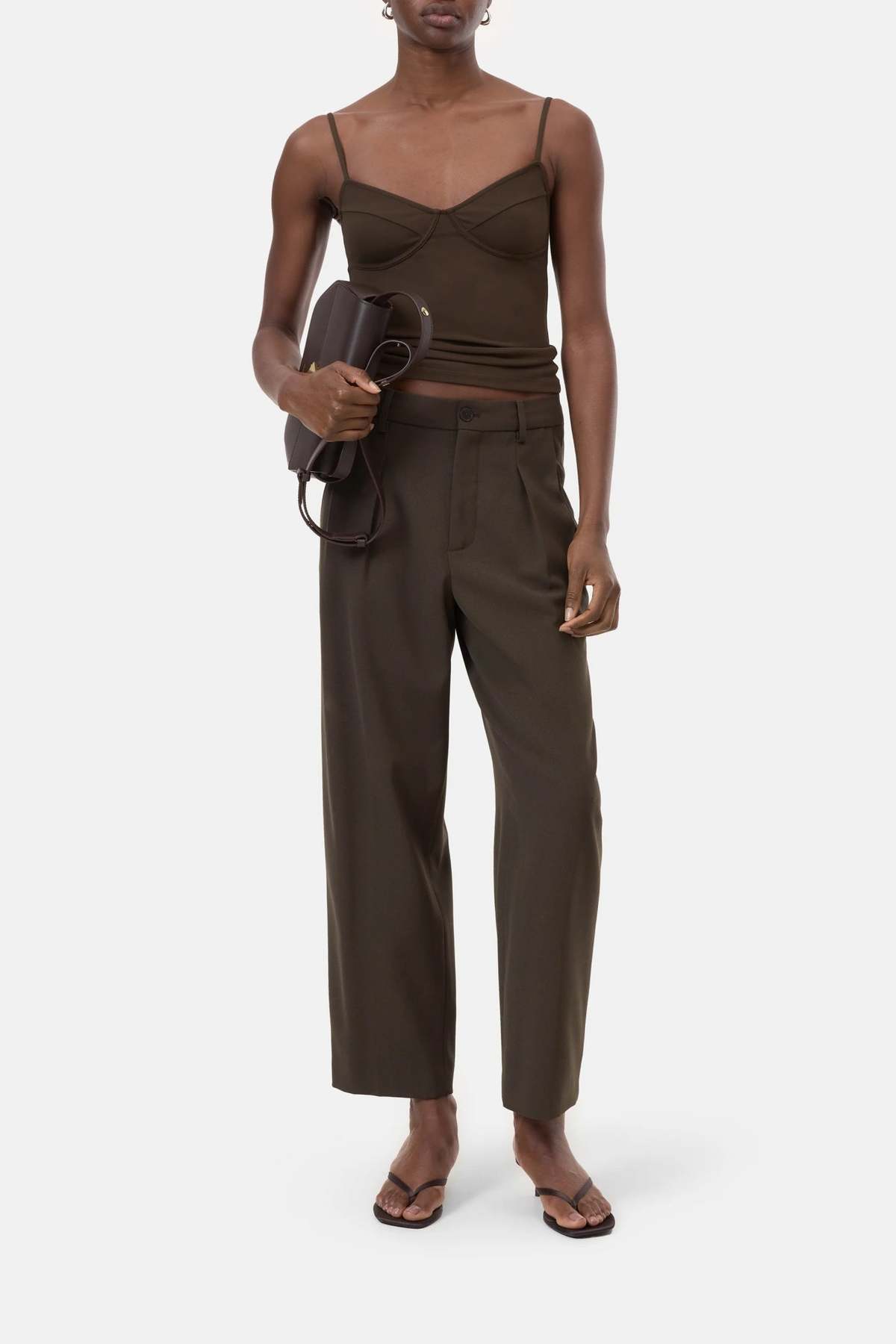 Closed Lingerie Top - Marsh Green - Image 2 of 7