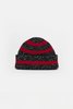 Closed Wool Blend Beanie - Charcoal & Red Stripe - Thumbnail 2