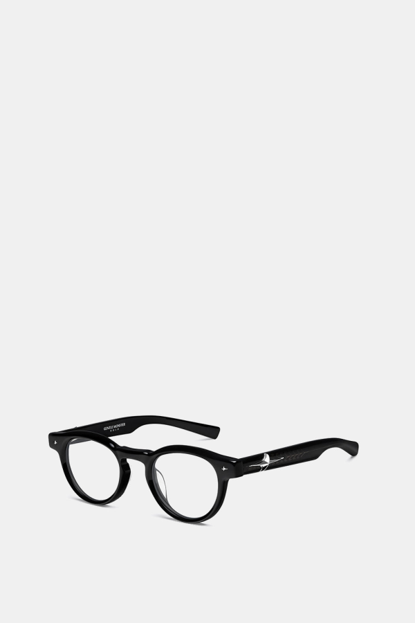 Gentle Monster Acetate Frame Round Glasses - Black