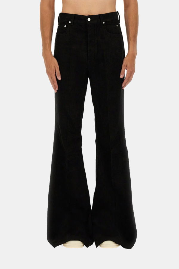 Rick Owens Belt-Loop Trousers - Black