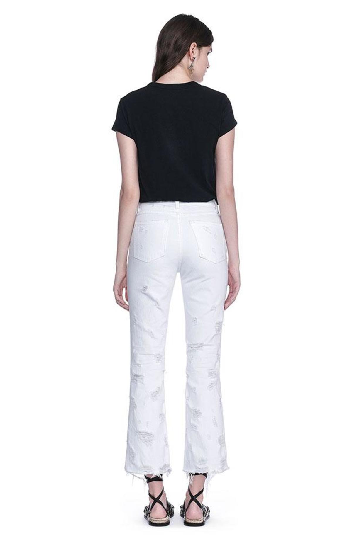 T ALEXANDER WANG Short Sleeve Tee Bodysuit - Image 3 of 4