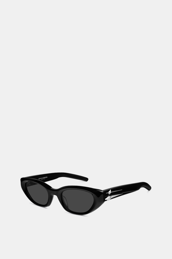 Gentle Monster Verse 01 Star-Detail Cat-Eye Sunglasses - Black