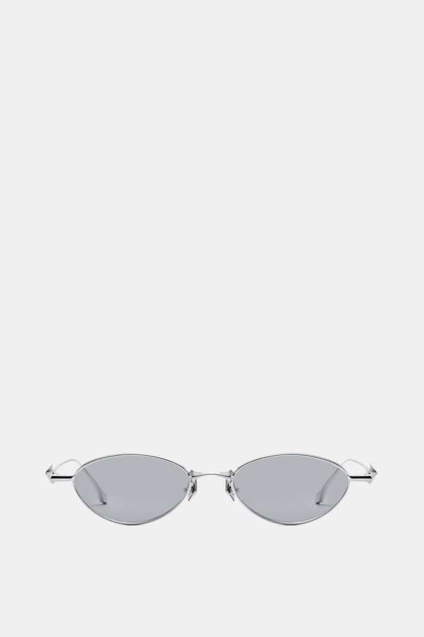 Gentle Monster Eden 02 Oval-Frame Sunglasses - Silver