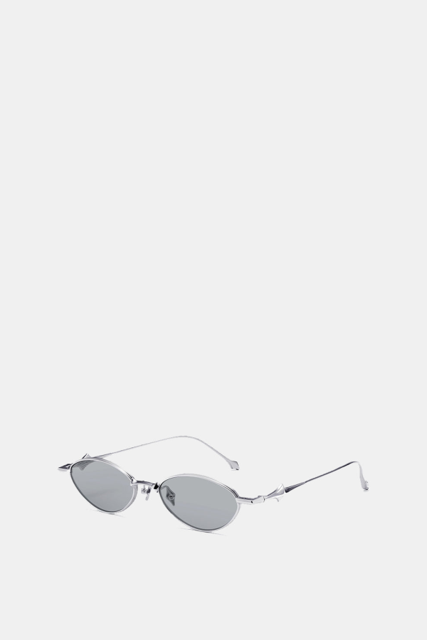 Gentle Monster Eden 02 Oval-Frame Sunglasses - Silver