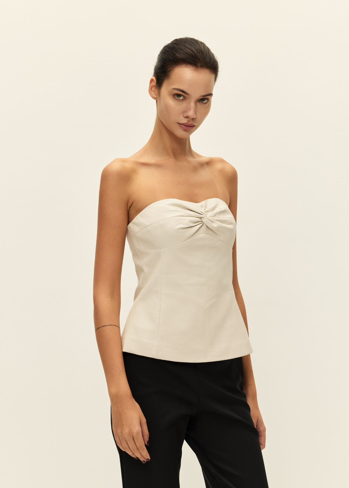 elodie Tara Vegan Leather Top - Image 2 of 4