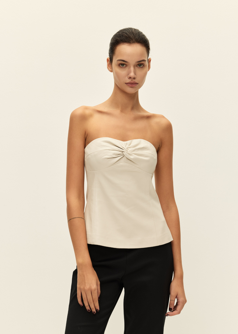 elodie Tara Vegan Leather Top