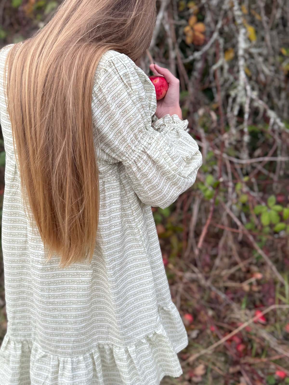 Piper&Cloth Fiona Dress - Blush Vine Stripe - Image 6 of 16