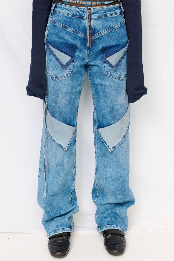 Ottolinger Blue Wash Loose Fit Jeans