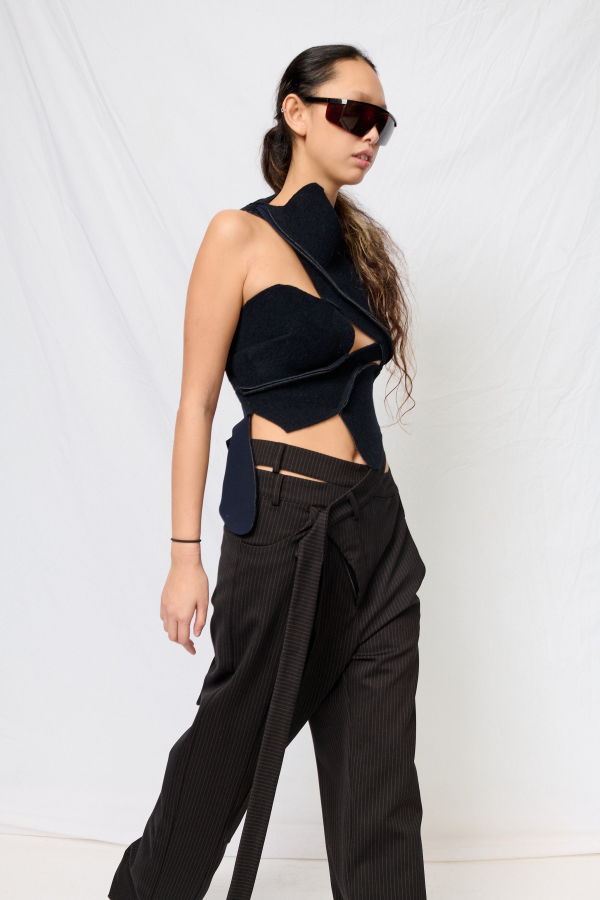 Ottolinger Felted Scuba Cut Out Top