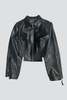 Jovana Markovic Black Kamen Leather Jacket - Thumbnail 5