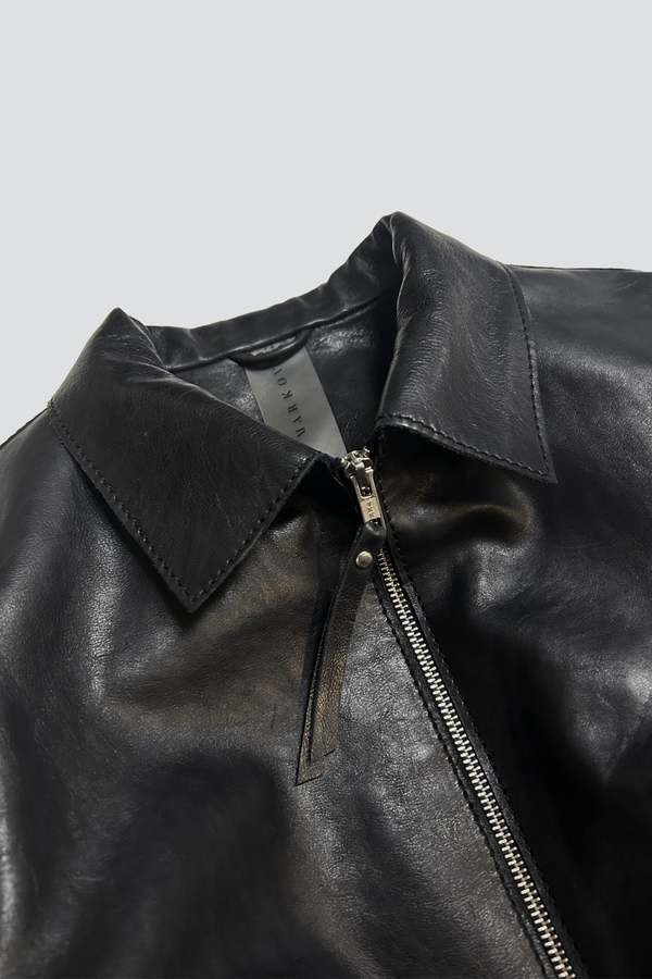 Jovana Markovic Black Kamen Leather Jacket