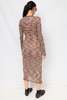 Assembly Brown Variegated Knit Long Sleeve Mockneck Dress - Thumbnail 3