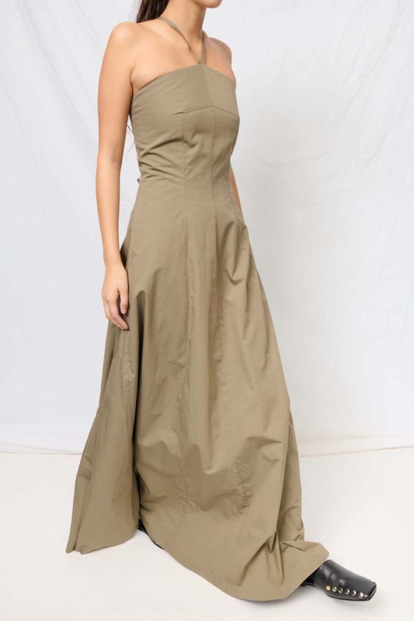 Our Legacy Solaro Sage Tide Cotton Nylon Poise Dress