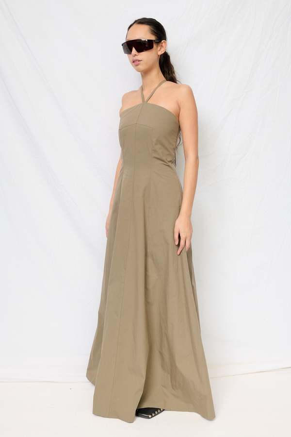 Our Legacy Solaro Sage Tide Cotton Nylon Poise Dress