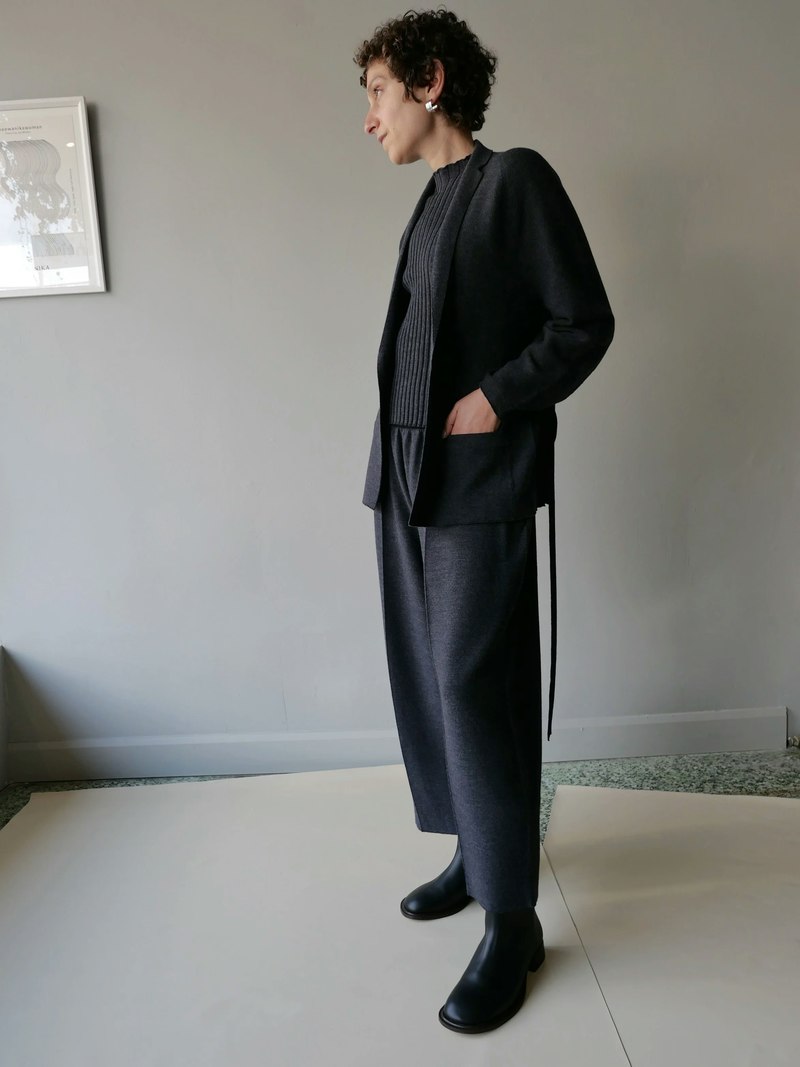 CANCELLATO UNIFORM Classic Single Breasted Jacket - Stone