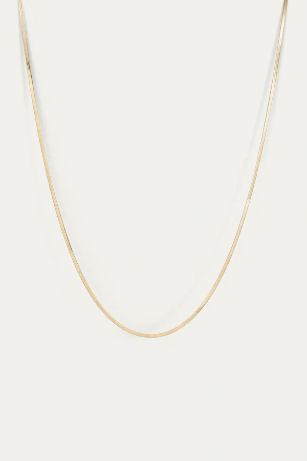 Jenny Bird Zeina Slim Chain Necklace - Gold