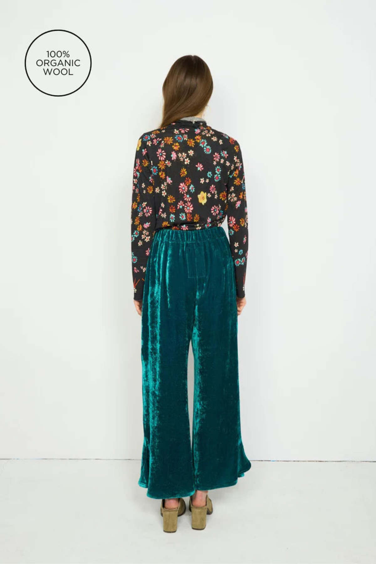 Anntian Wool Jersey Rolli Top - Print 3B - Image 3 of 7