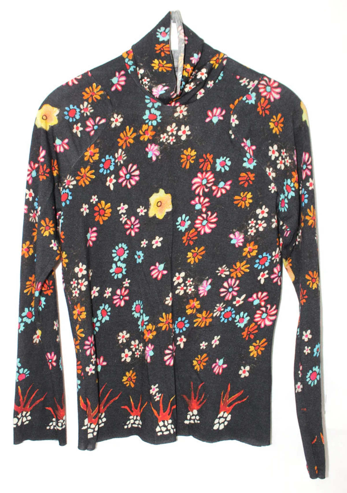 Anntian Wool Jersey Rolli Top - Print 3B - Image 4 of 7