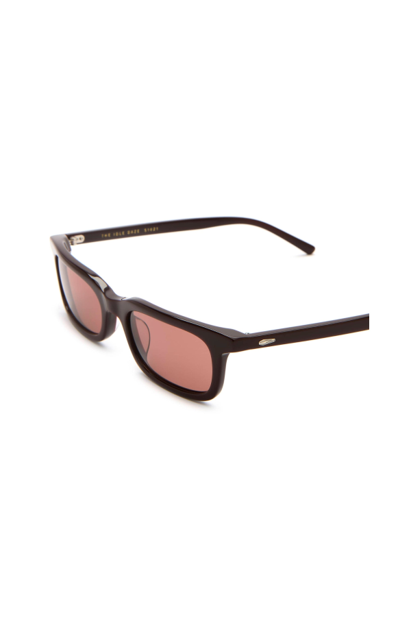 Crap Eyewear The Idle Daze Sunglasses - Mahogany Frame & Mauve Lens