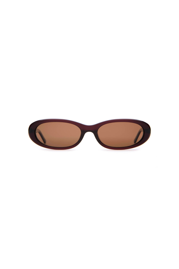 Crap Eyewear The Luv Buzz Sunglasses - Midnight Plum Frame & Polarized Desert Lens