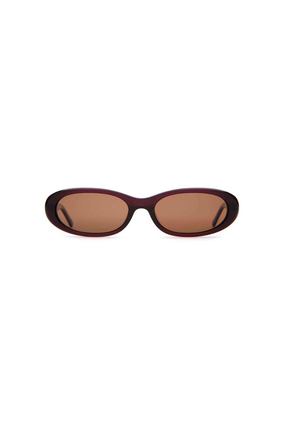 Crap Eyewear The Luv Buzz Sunglasses - Midnight Plum Frame & Polarized Desert Lens - Image 1 of 5