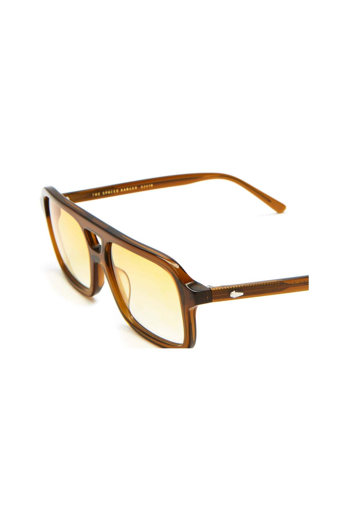 Crap Eyewear The Spaced Ranger Sunglasses - Crystal Hemp Frame & Gold Gradient Lens - Image 3 of 4