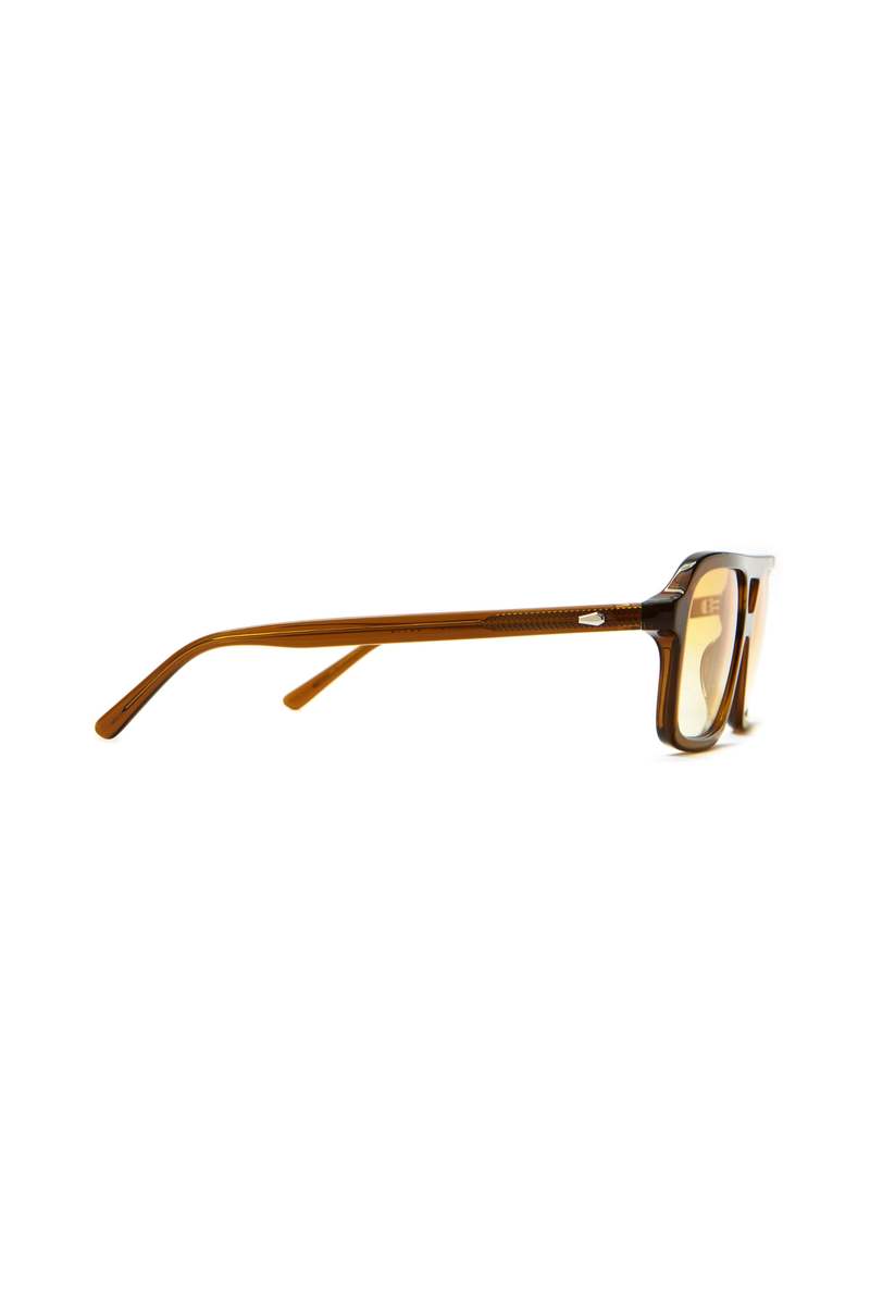 Crap Eyewear The Spaced Ranger Sunglasses - Crystal Hemp Frame & Gold Gradient Lens