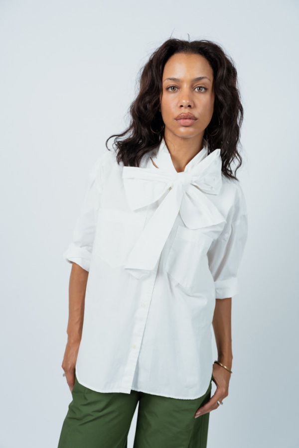 Aquarius Cocktail Dear Polly Blouse - Cloud
