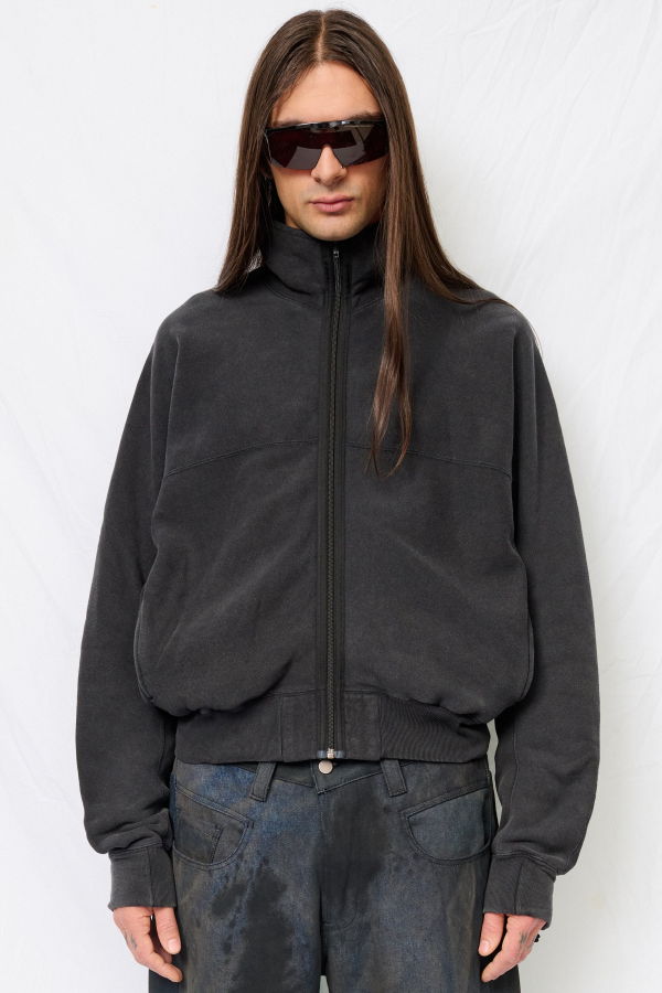 N.HOOLYWOOD Highneck Zip Up Sweatshirt